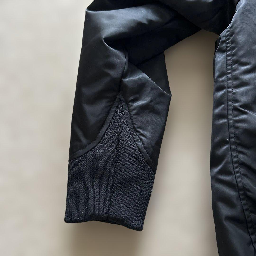 【美品】UNIQLO +J ハイブリッドダウンオーバーサイズMA-1 黒 M
