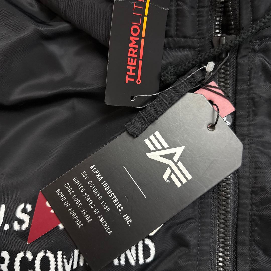 アルファインダストリーズ　フライトジャケット　ブラック　Lサイズ　新品タグ付き