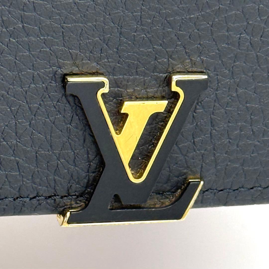 極上美品✨ルイヴィトン カプシーヌ コンパクト ブラック 財布 P97