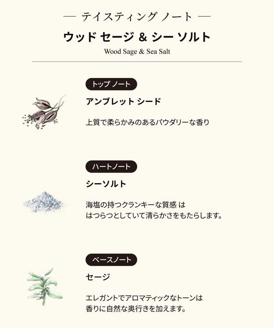 JO MALONE ウッドセージ&シーソルト 50mL【国内正規品】