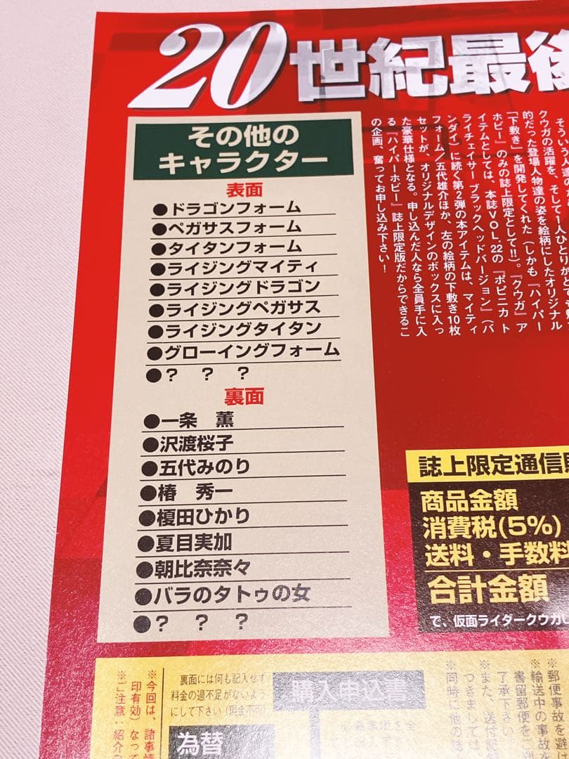誌上限定販売付録付き　ハイパーホビーVol.28