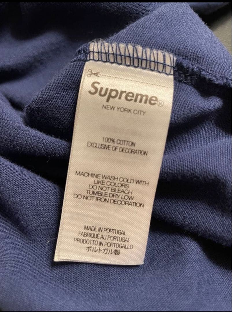 新品 Supreme Small Box Tee 2025FW L ネイビー