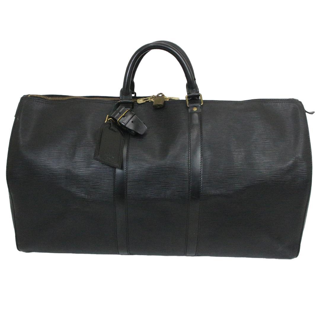Louis Vuitton ルイヴィトン キーポル55 ボストンバッグ ブラック