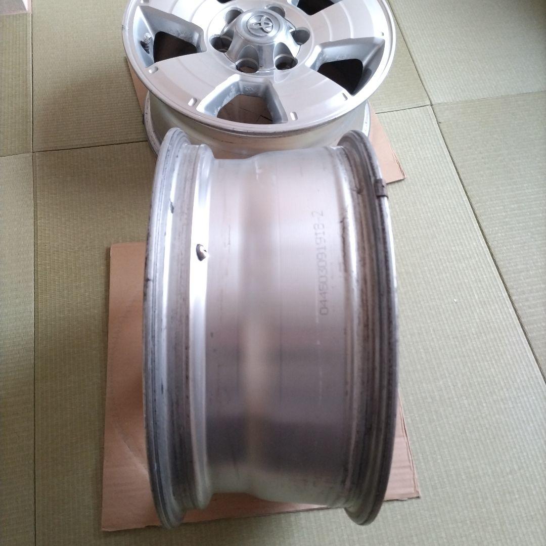 トヨタハイラックスサーフ２１５系ＳＳＲ―Ｇ専用ホイール２本セット