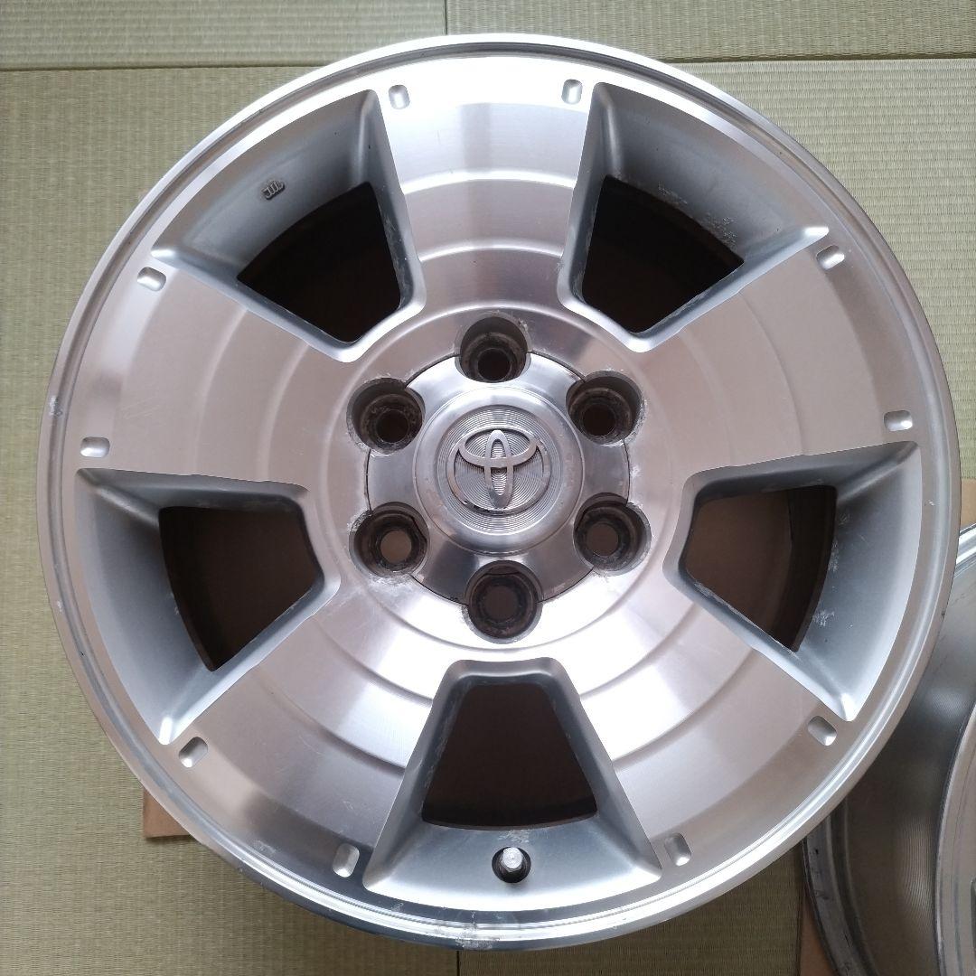 トヨタハイラックスサーフ２１５系ＳＳＲ―Ｇ専用ホイール２本セット