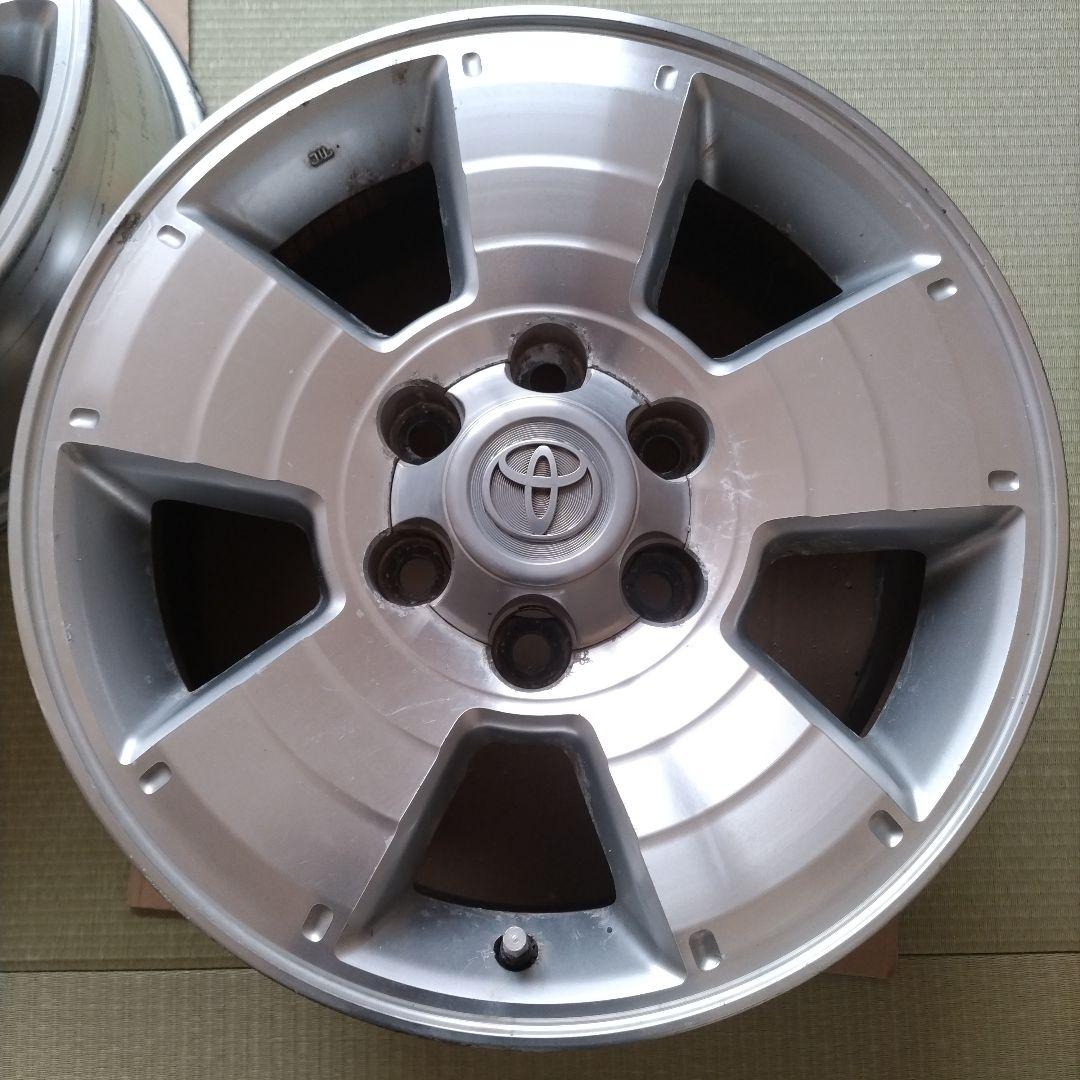 トヨタハイラックスサーフ２１５系ＳＳＲ―Ｇ専用ホイール２本セット