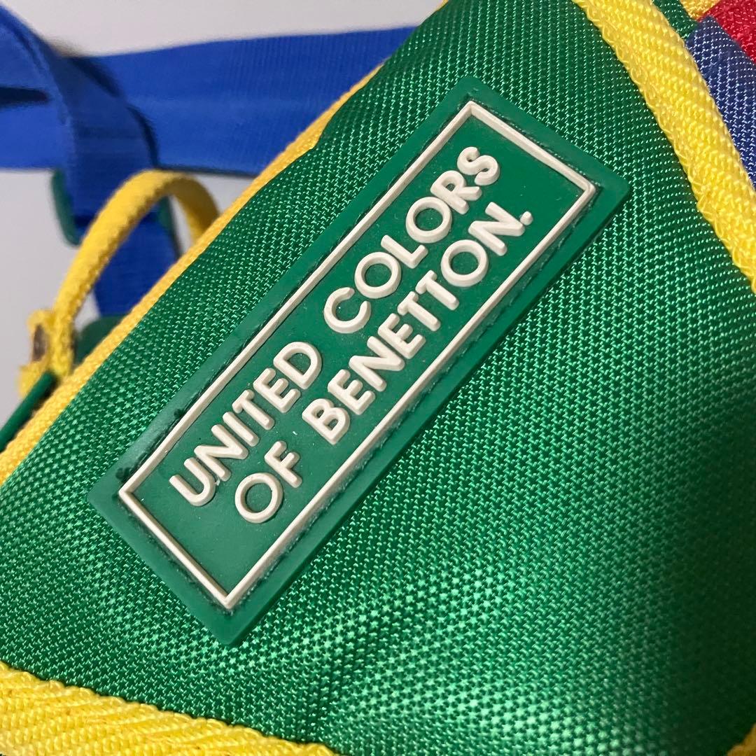 【希少】BENETTON　 ベネトン　ウエストポーチ　マルチカラー　ショルダー