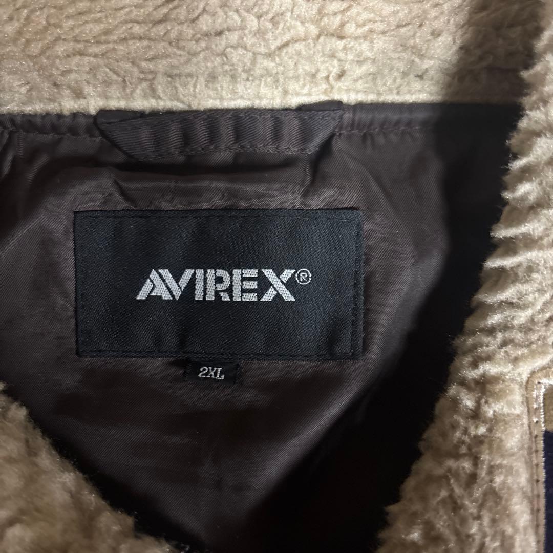 AVIREX レトロボアB-3トップガンジャケット（ベージュ）
