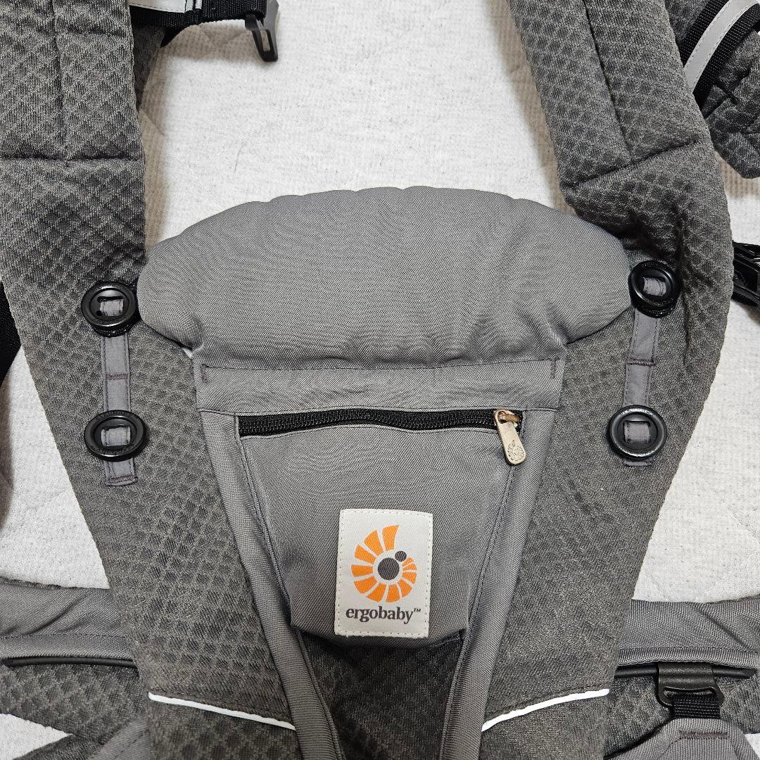 状態良 ergobaby エルゴベビー オムニブリーズ グラファイトグレー