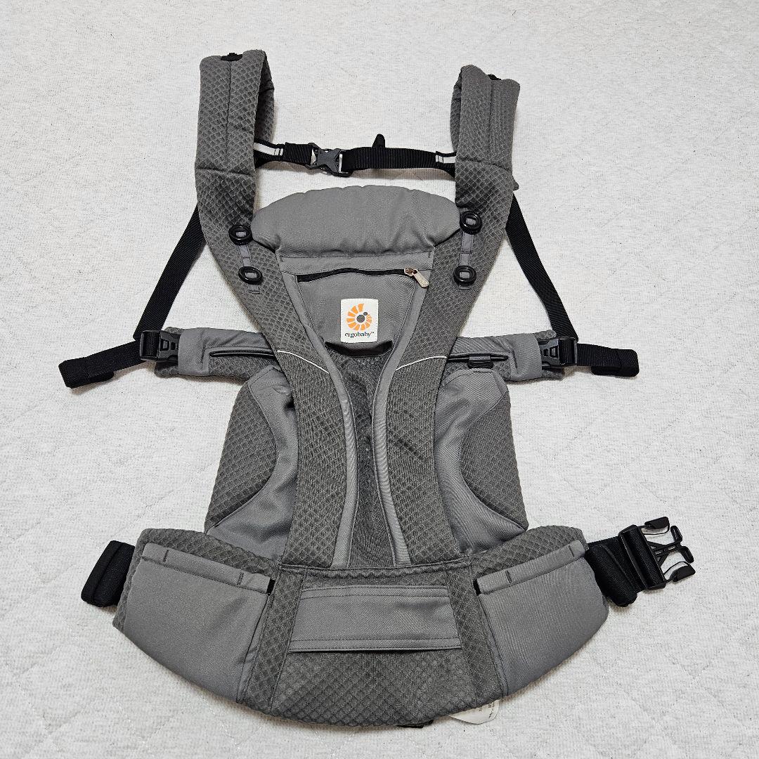 状態良 ergobaby エルゴベビー オムニブリーズ グラファイトグレー