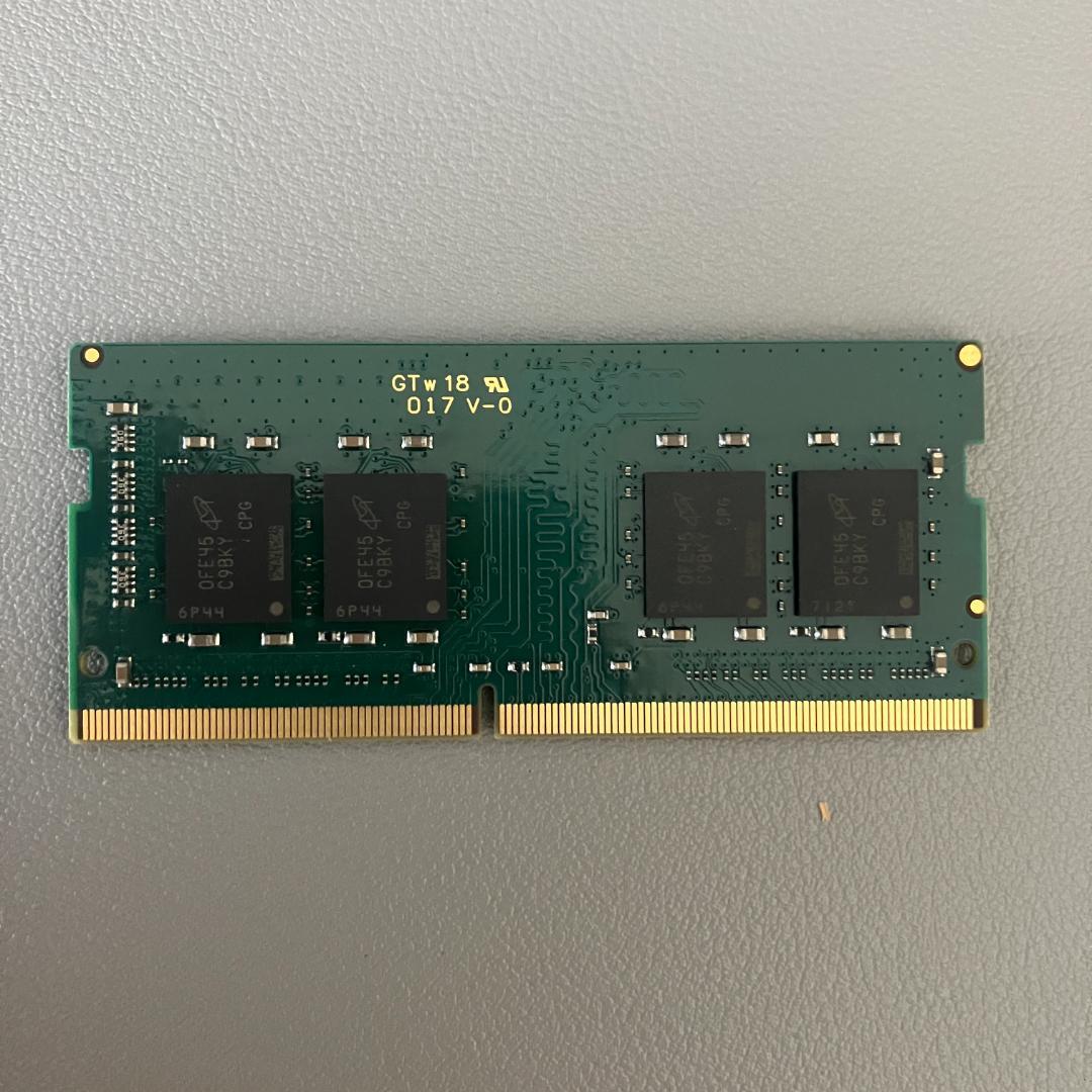 Crucial ノートPC用メモリ 16GB DDR4-2666 動作確認済