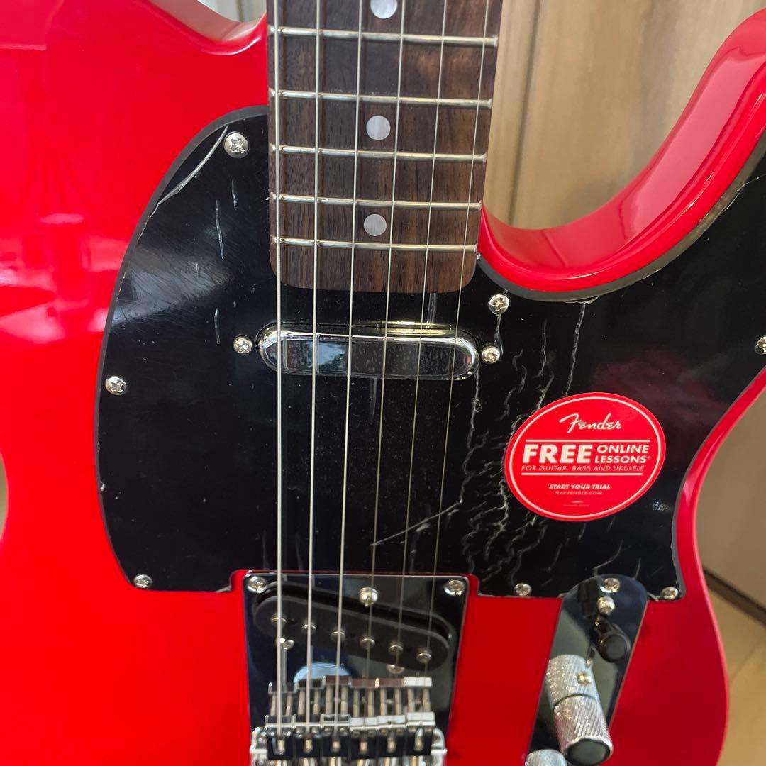 Squire sonic Telecaster レッド