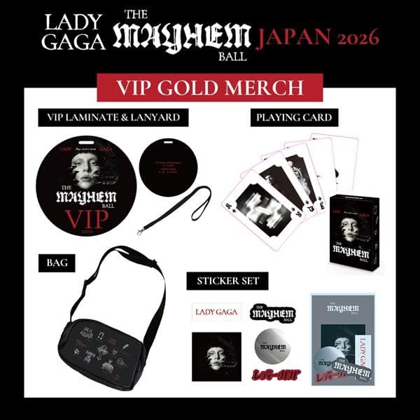 【新品】Lady Gaga VIP GOLD MERCH 2026レディガガ
