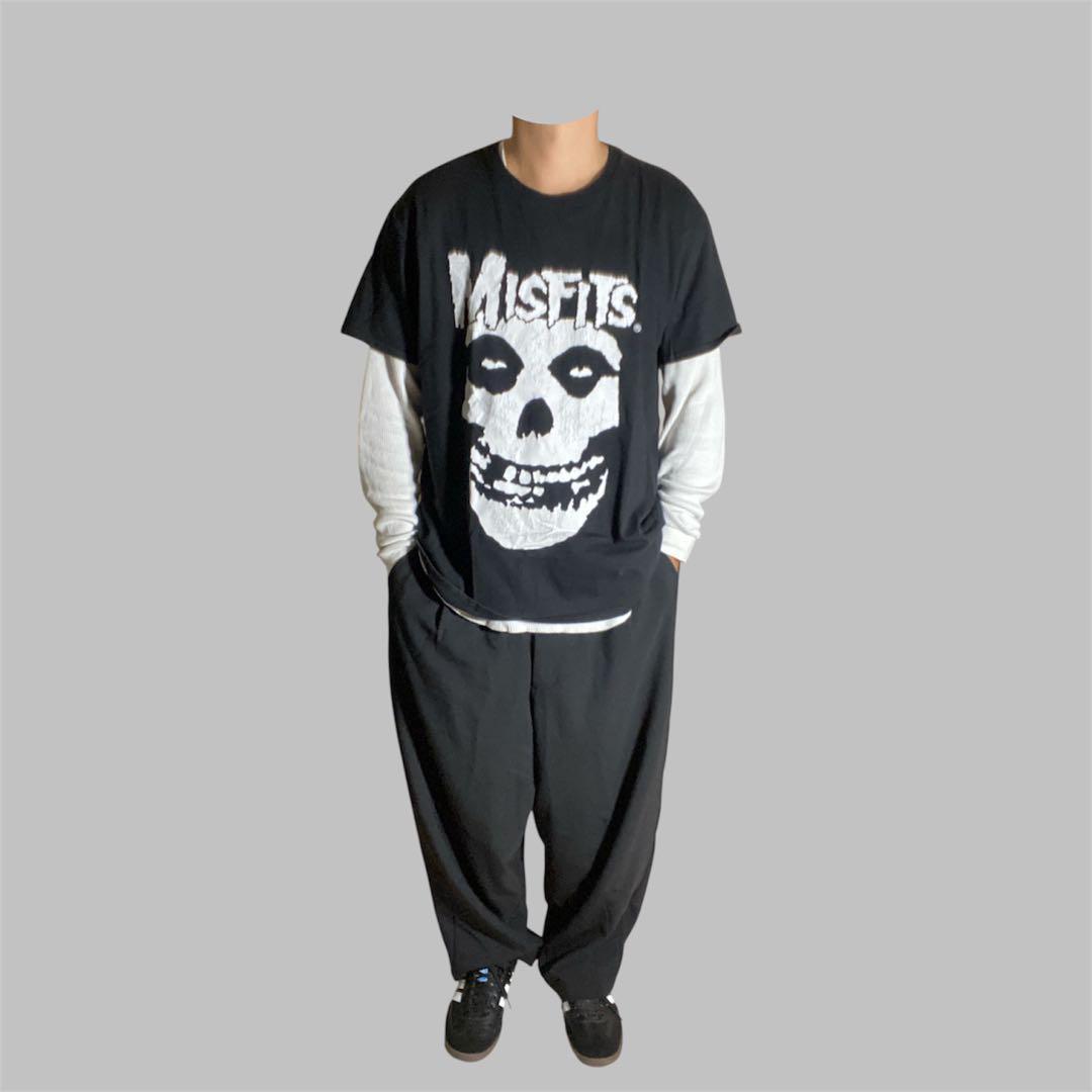 トップス MISFITS Fiend Skull Black Tee