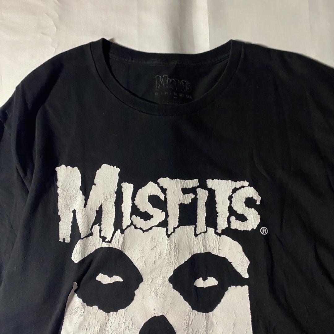 トップス MISFITS Fiend Skull Black Tee