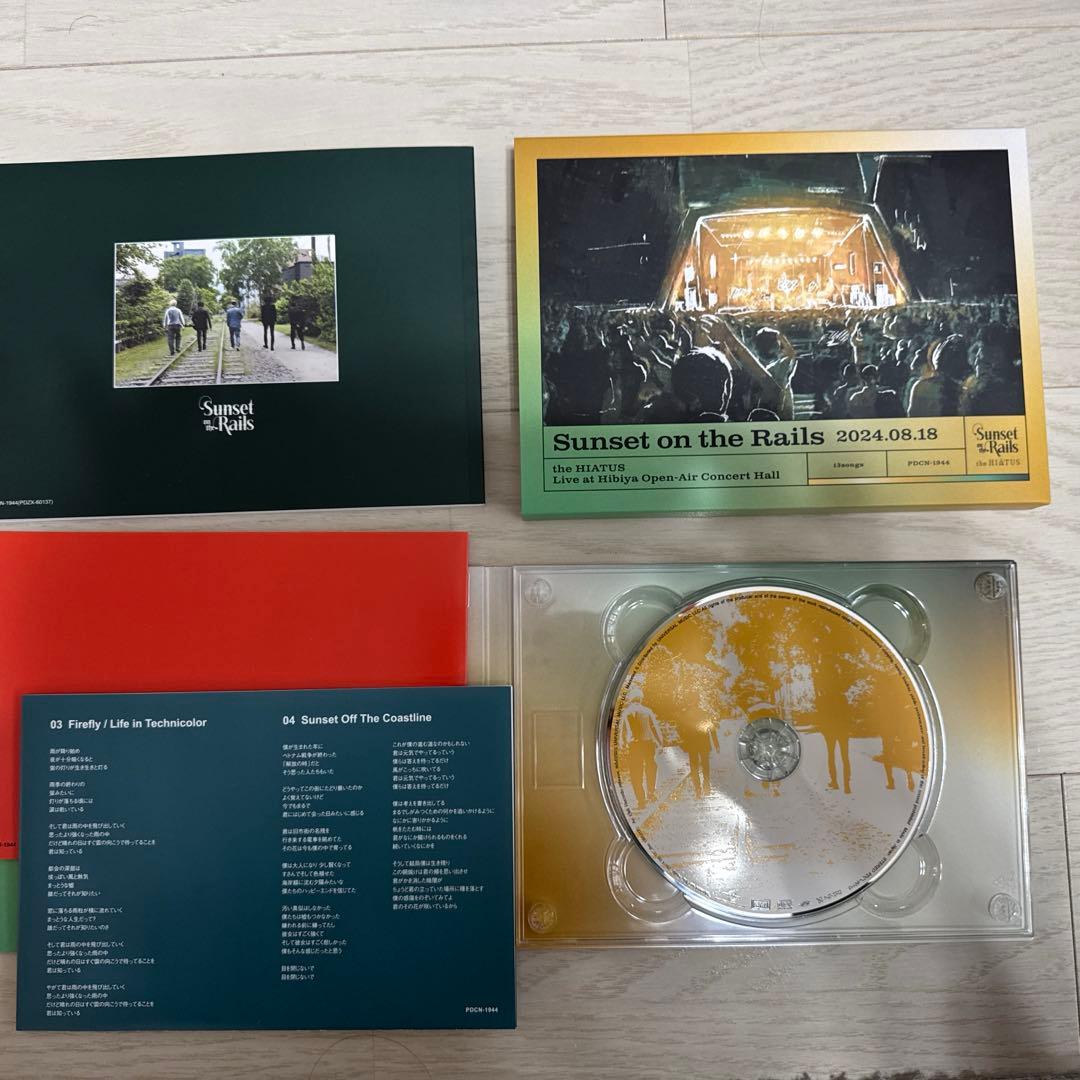 the HIATUS受注生産限定盤Sunset on the Rails