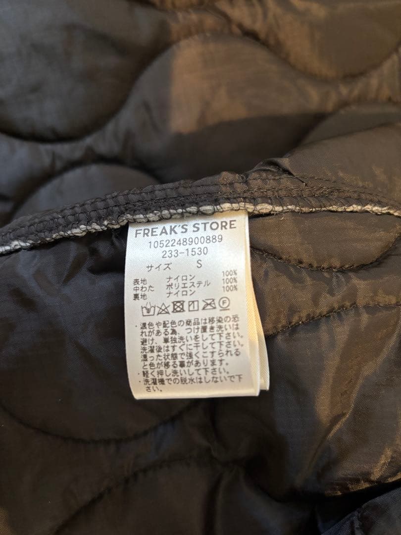 FREAK'S STORE 紺色 モッズコート Sサイズ ライナー付き