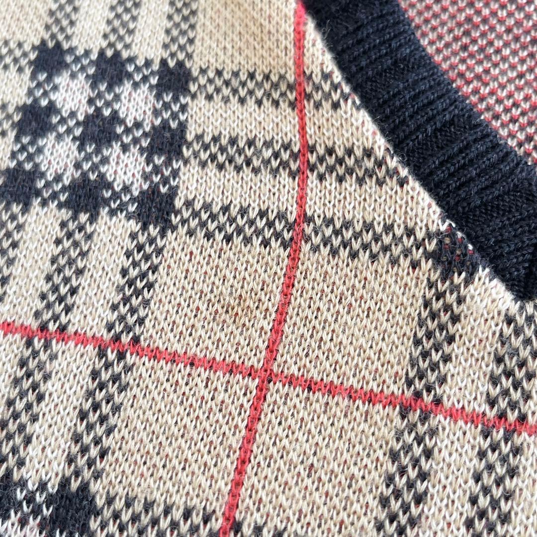 BURBERRY BLUE LABEL 切り替えニットスキッパーワンピース