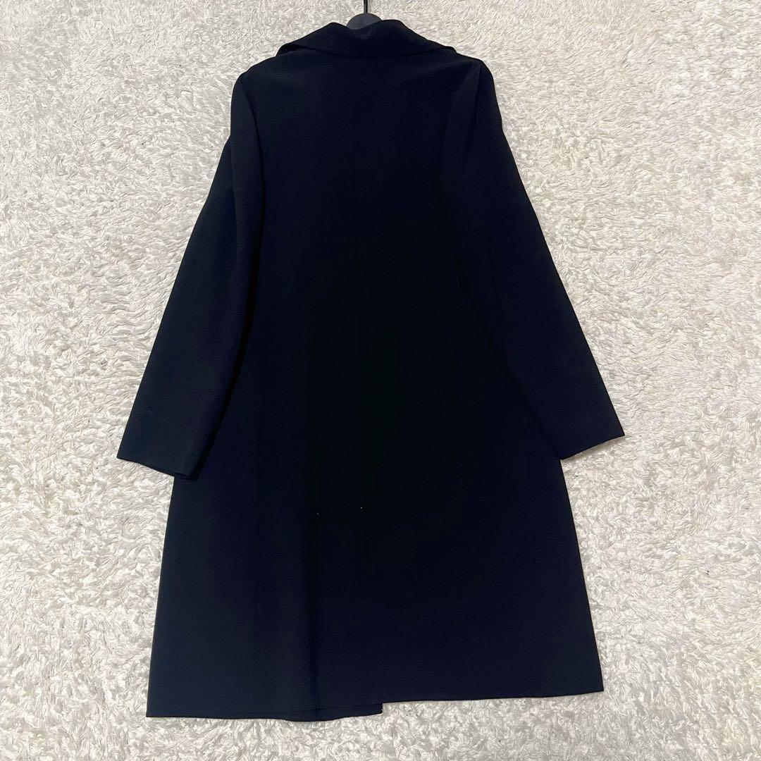 MAXMARA クチートアマーノ ベルテッドコート 女優襟 ブラック 42