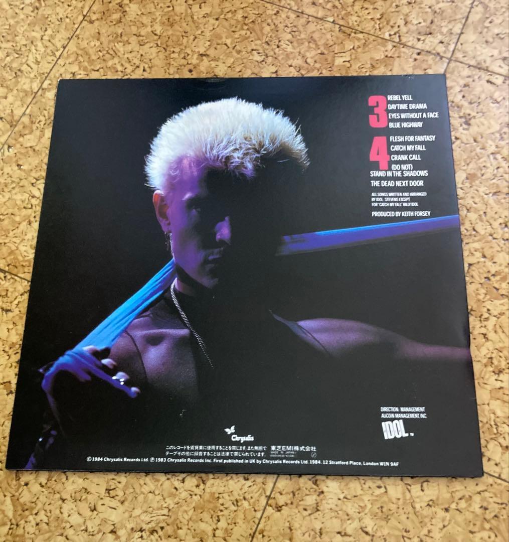 美品！！Billy Idol REBEL YELL レコード