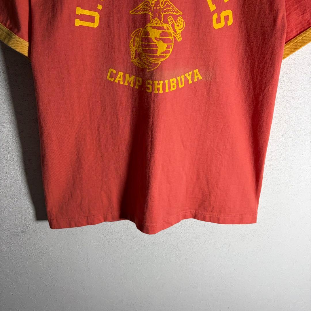 【希少】トイズマッコイ マックヒル リンガーTシャツ USMC キャンプ渋谷 M