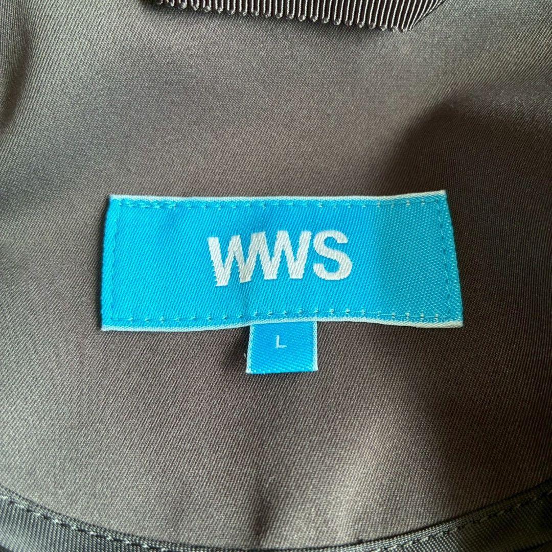 ◎極美品 WWS テーラードジャケット L チャコール 洗える メンズ