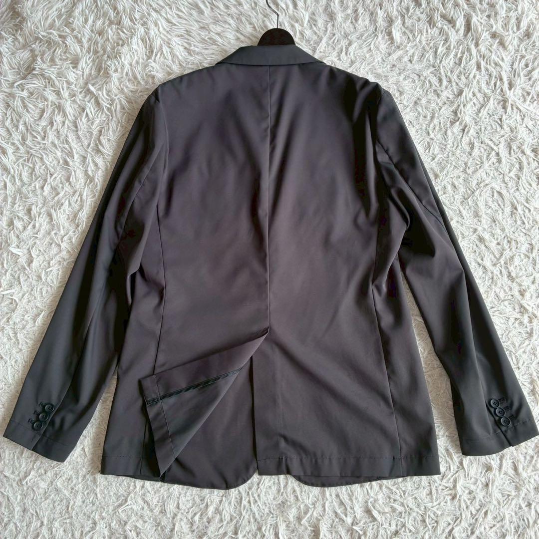 ◎極美品 WWS テーラードジャケット L チャコール 洗える メンズ