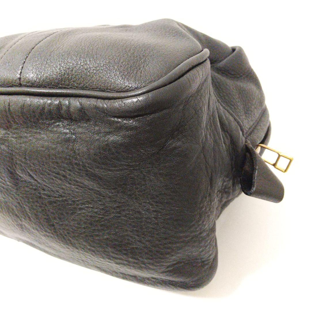 美品 raregem ボストンバッグ LADY ROBBER レザー 黒 トート