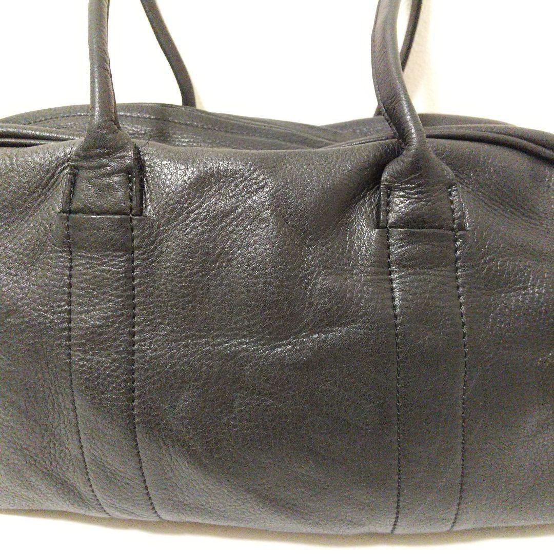 美品 raregem ボストンバッグ LADY ROBBER レザー 黒 トート