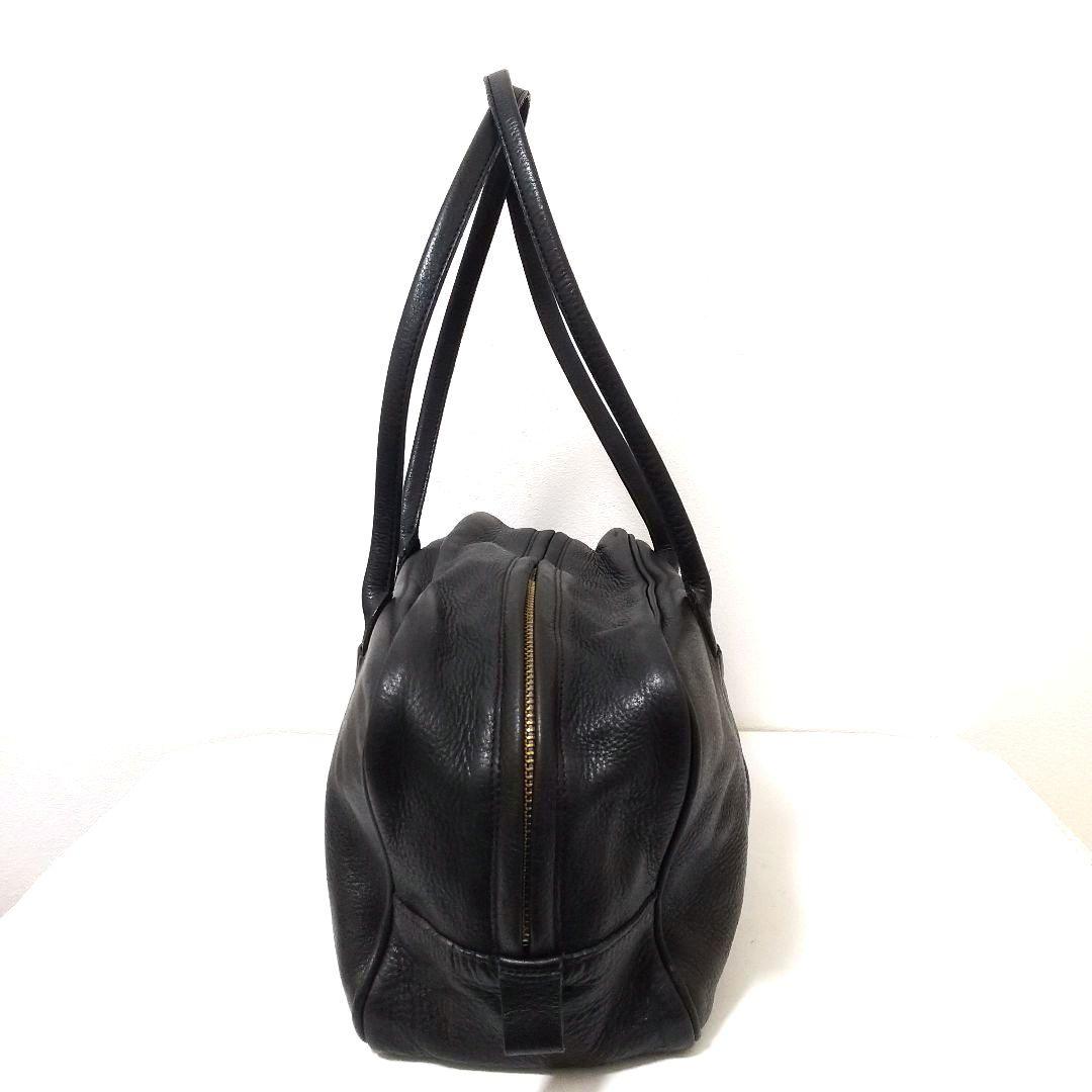 美品 raregem ボストンバッグ LADY ROBBER レザー 黒 トート