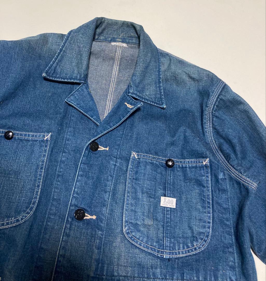 Lee リー ハウスマーク 復刻 ロングL デニム カバーオール