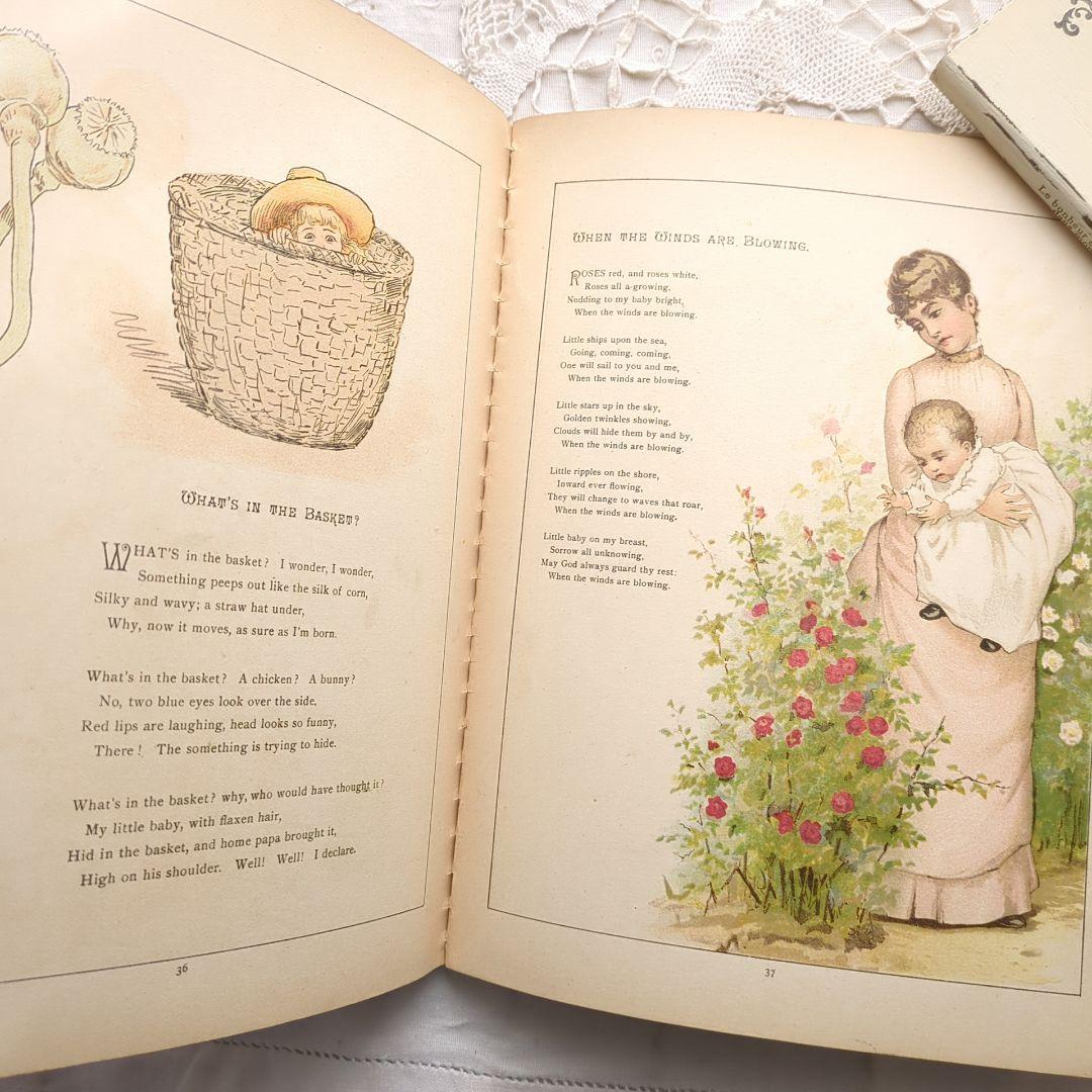超稀少1888初版本 アンティーク絵本 洋書 児童書 ヴィクトリアン ヴンテージ