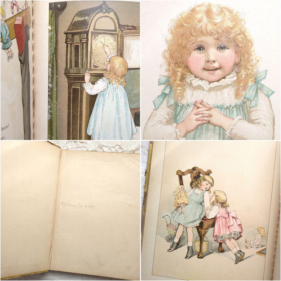 超稀少1888初版本 アンティーク絵本 洋書 児童書 ヴィクトリアン ヴンテージ