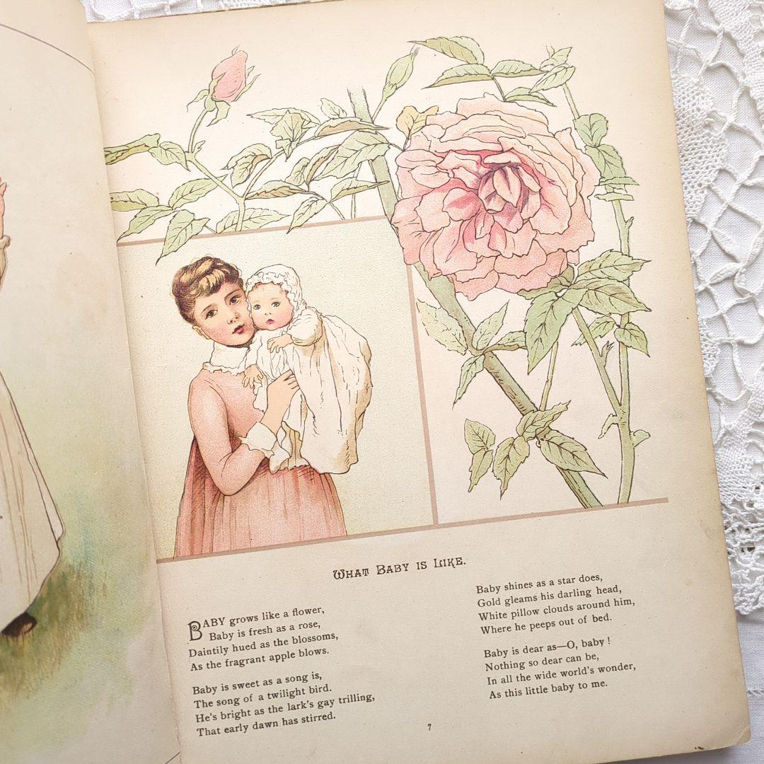 超稀少1888初版本 アンティーク絵本 洋書 児童書 ヴィクトリアン ヴンテージ