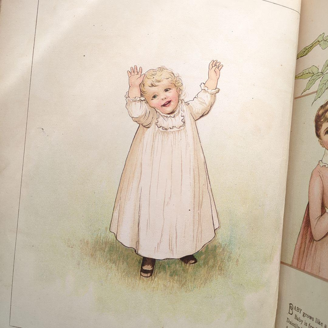 超稀少1888初版本 アンティーク絵本 洋書 児童書 ヴィクトリアン ヴンテージ