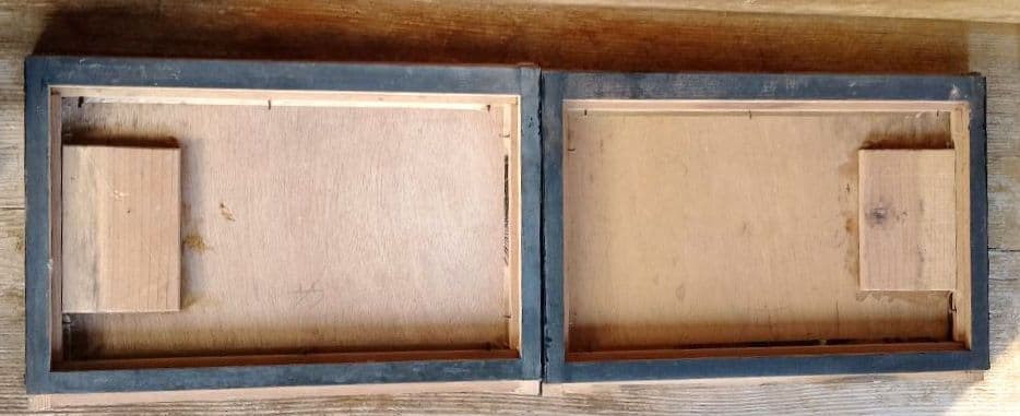 引戸4枚　松の絵　アンティーク建具　昭和レトロ