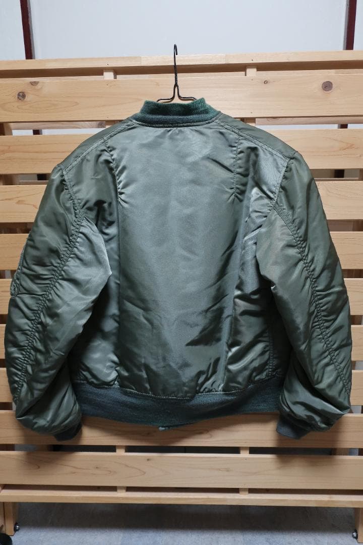 ALPHA アルファ USA製 80s MA-1 グランドクルー Mサイズ