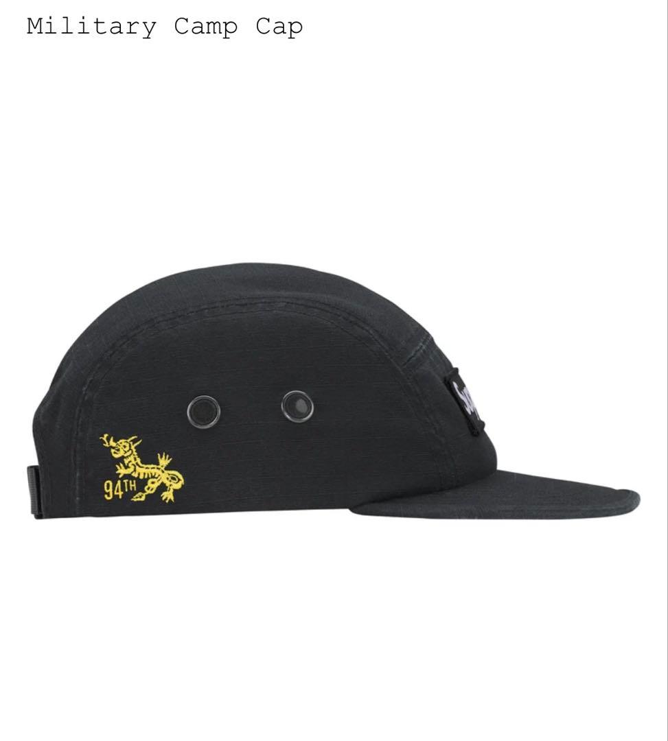 帽子 supreme 26SS Military Camp Cap Black