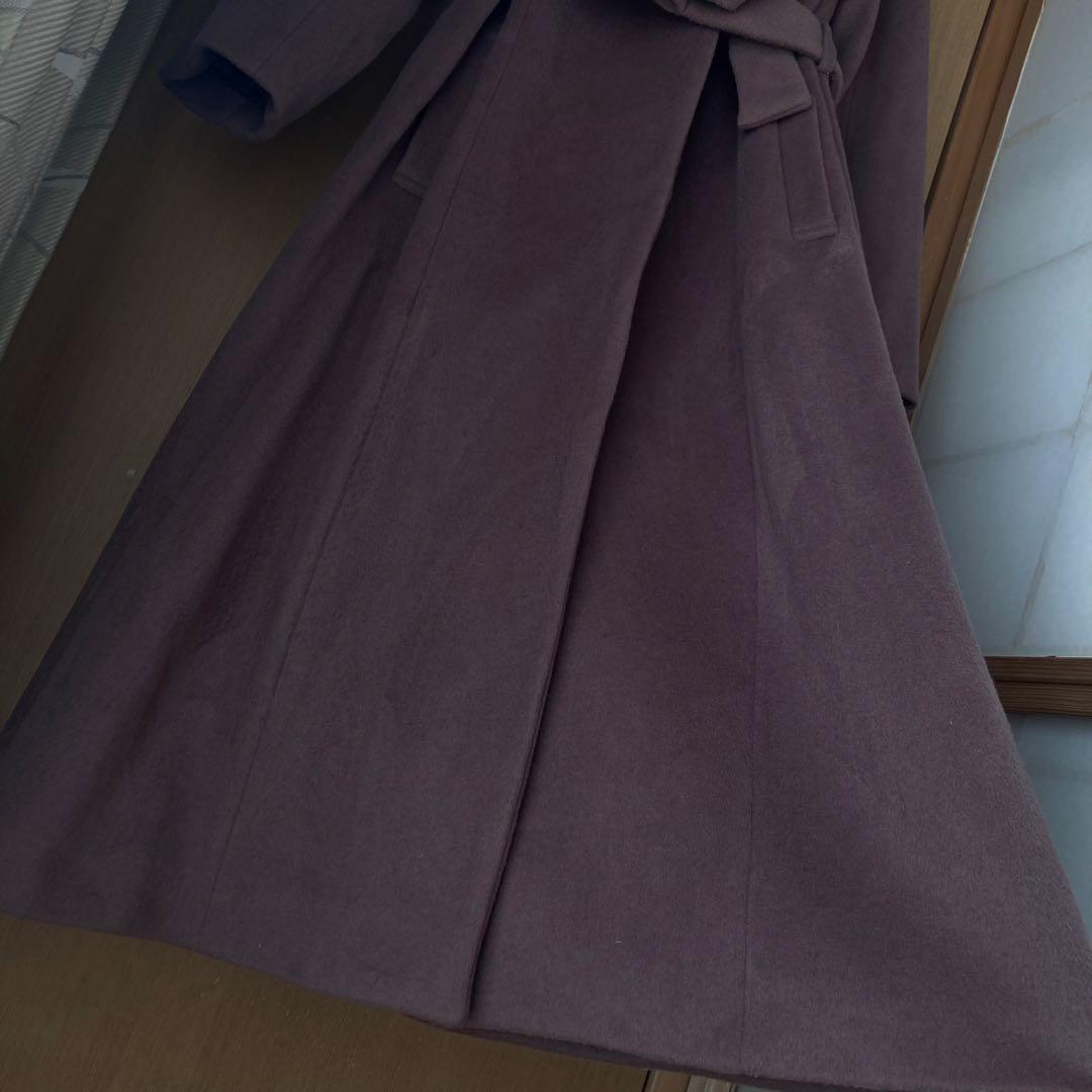 31 Sons de mode　美品　ファー付きフードコート　ブラウン