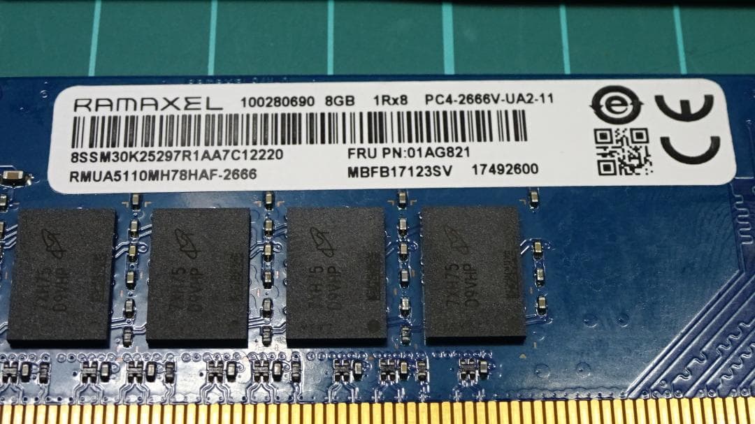 RAMAXEL DDR4-2666 8GB×2枚（16GB）