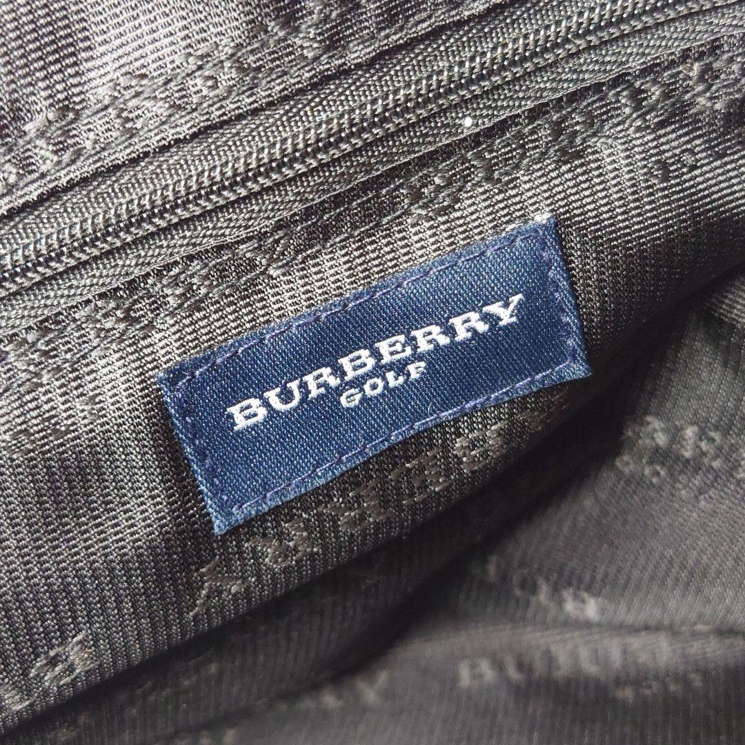 BURBERRY GOLF バーバリーゴルフ ボストンバッグ ノバチェック 黒