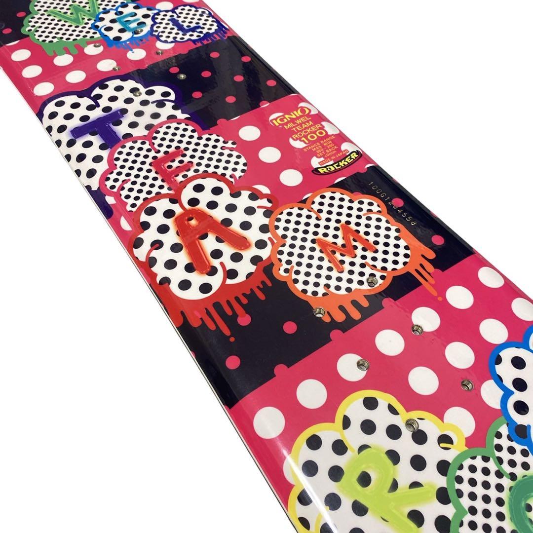 美品 IGNIO キッズ スノーボード セット 100cm