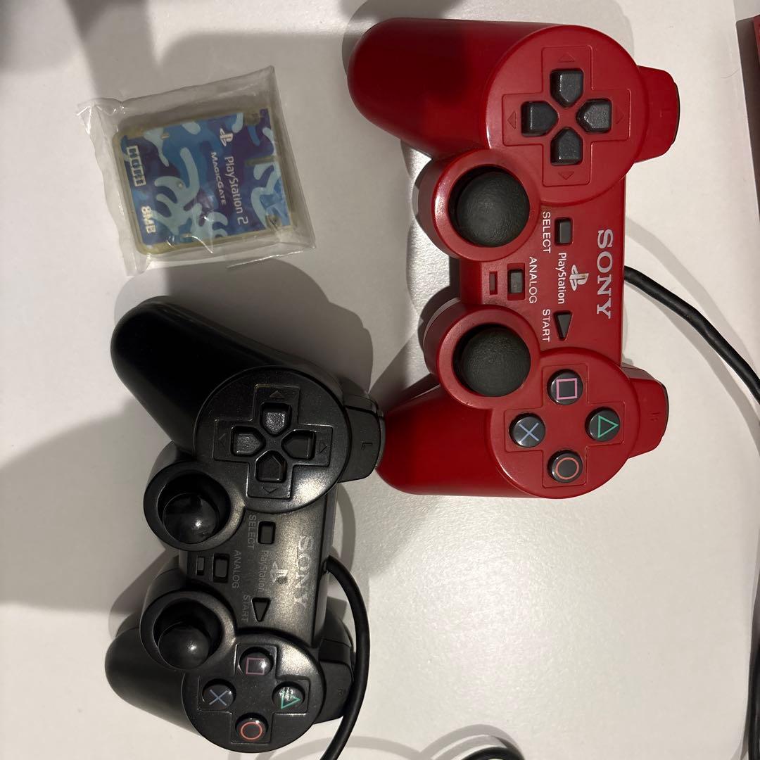 プレイステーション2 本体 PS2 シナバーレッドSCPH-90000 限定色
