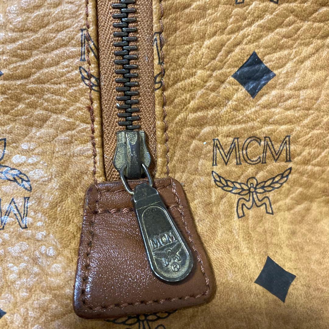 MCM ボストンバッグ キャメル色 ジャンク品