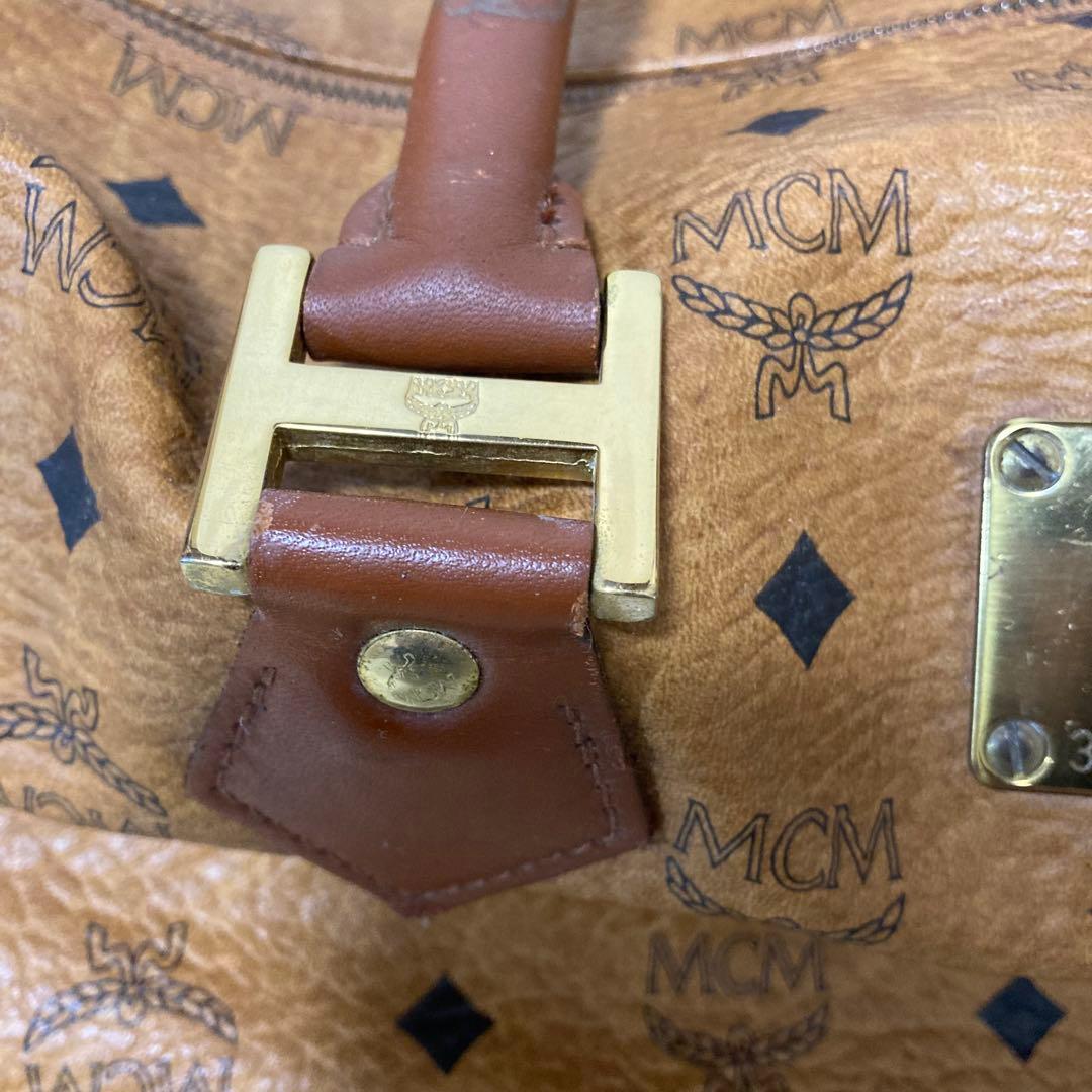 MCM ボストンバッグ キャメル色 ジャンク品