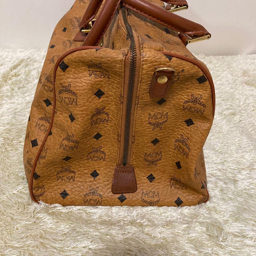 MCM ボストンバッグ キャメル色 ジャンク品