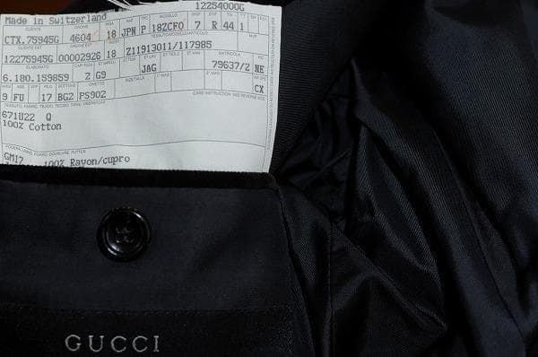 い*ー様 スイス製★名作 国内正規品 GUCCI グッチ ベロア ジャケット 4