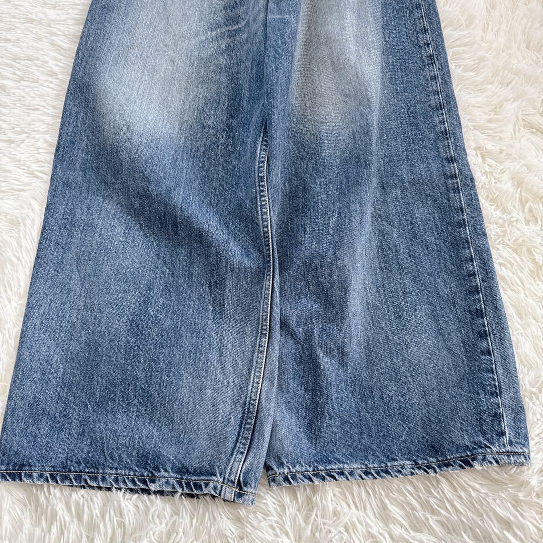 ✨美品✨ RED CARD Sunrise ハイウエスト ワイドデニム 25」