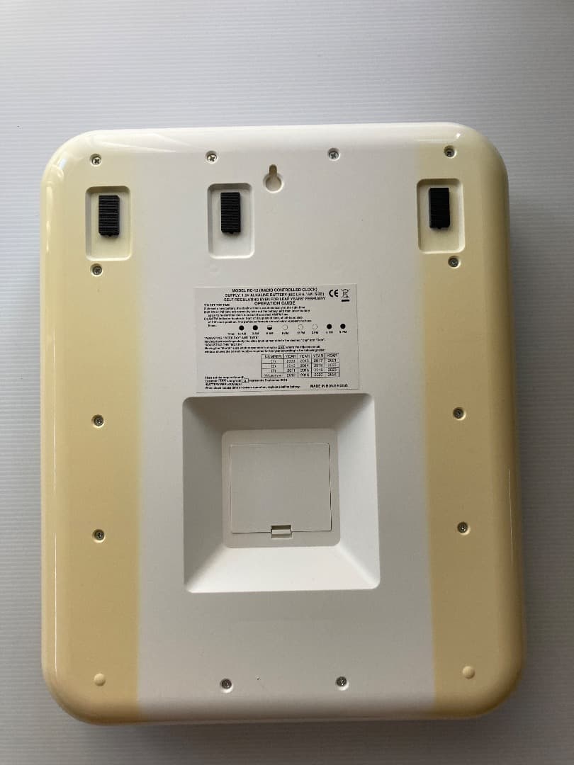 【ジャンク】TWEMCO RC-12パタパタ 電波掛時計