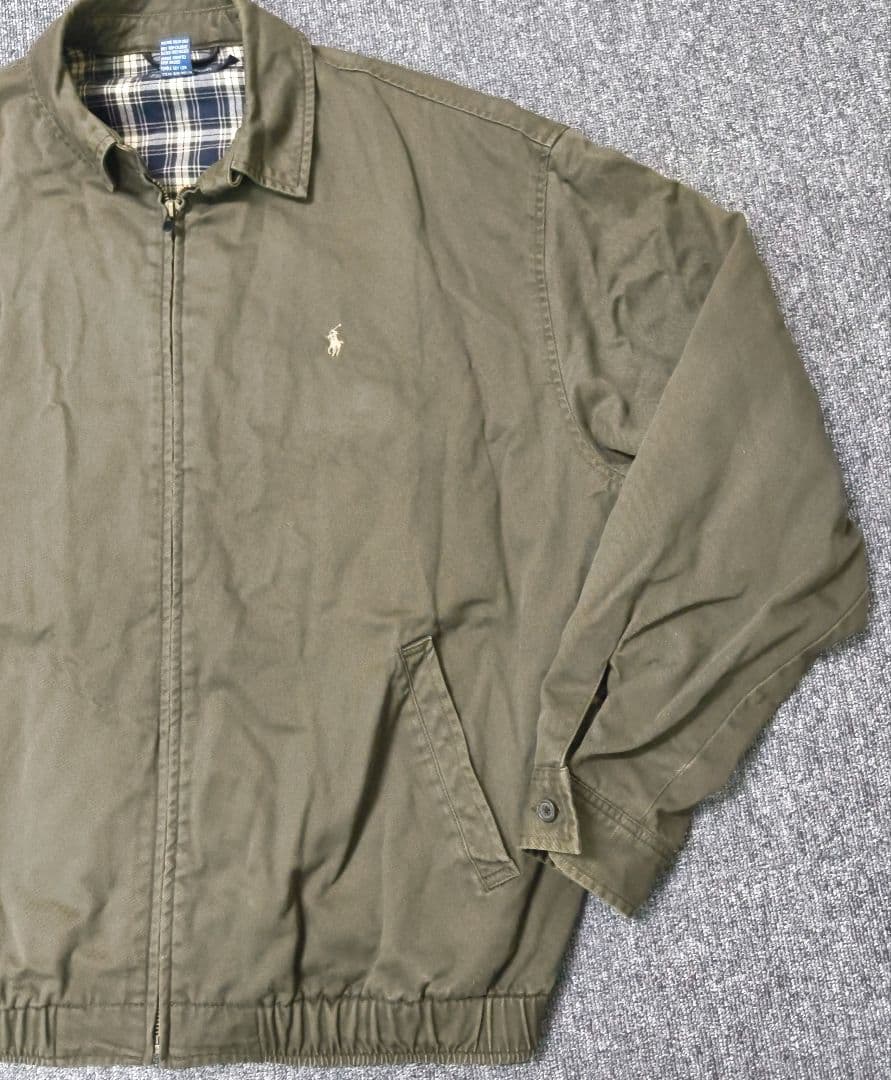 【レアカラー】90s Ralph Lauren swing top XL カーキ